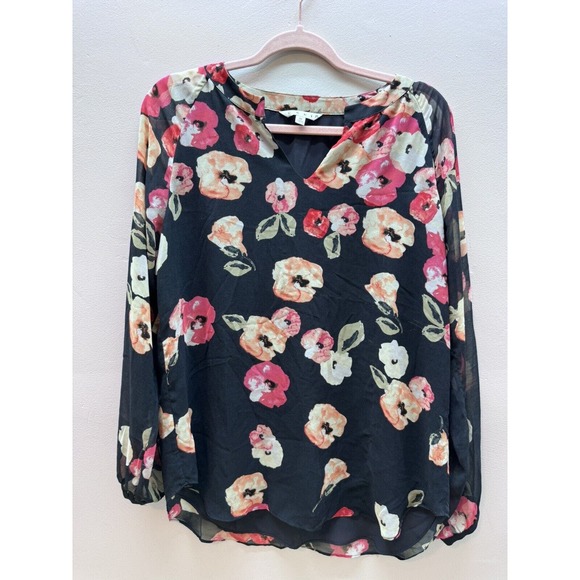 CAbi | Tops | Cabi 3268 Poppy Floral Blouse Large Euc | Poshmark